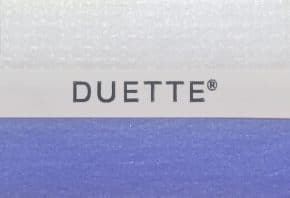 duette shade in blauw